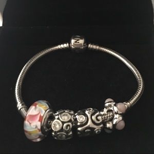3CZ 1 MURANO AUTHENTIC PANDORA BUNDLE